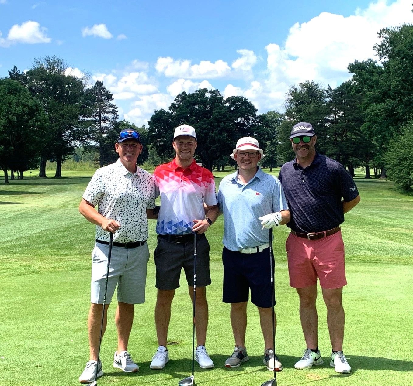 Golf team at the July 2026 outing