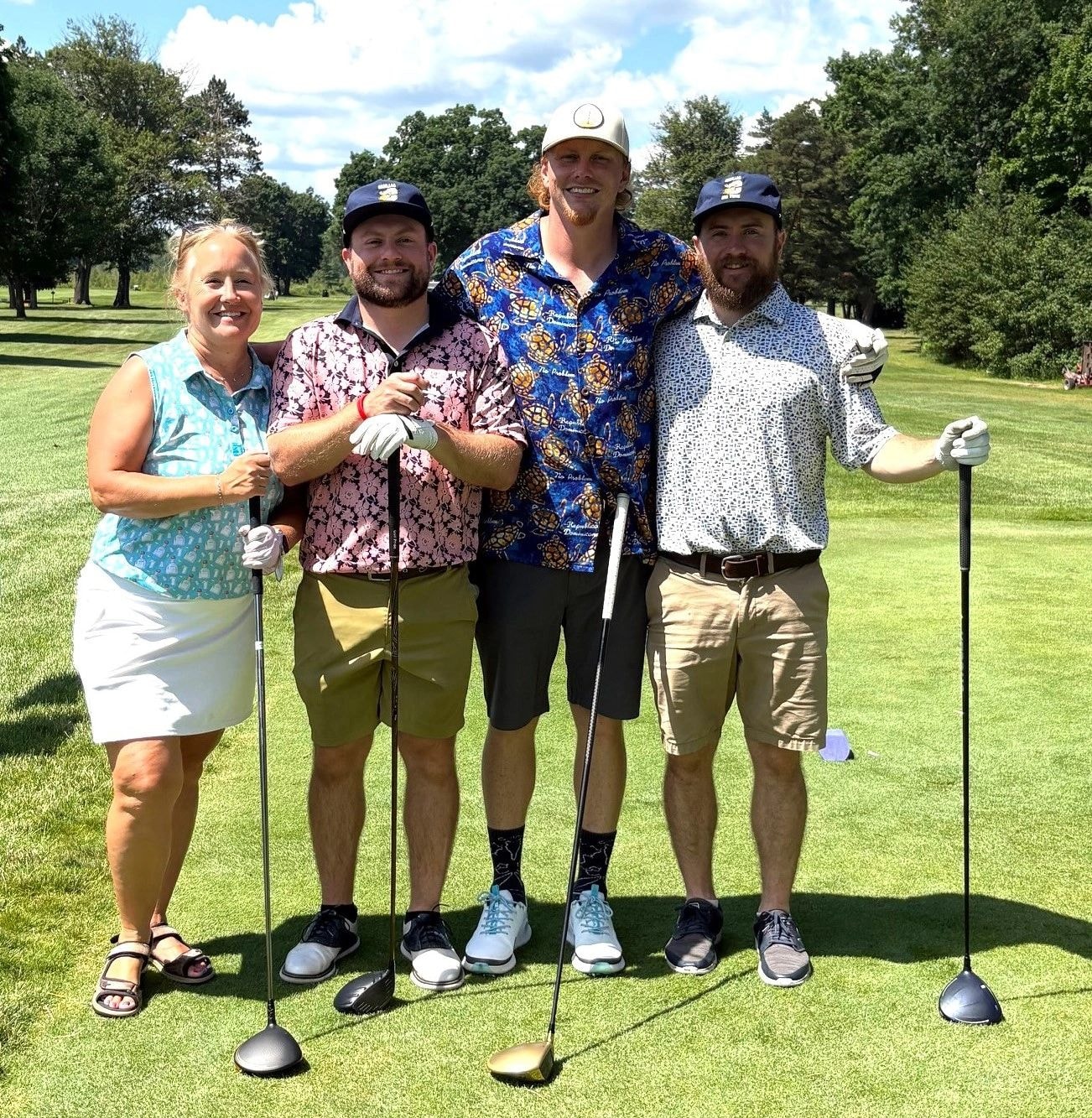 Golf team at the July 2026 outing