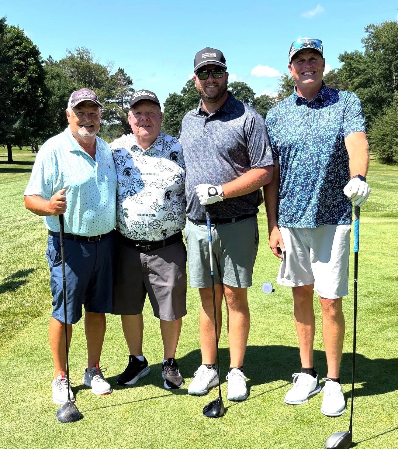 Golf team at the July 2026 outing